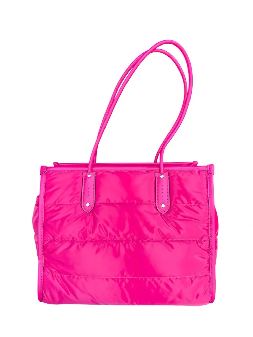 kate spade Ella Extra Large Tote Bag candied Pink Glossy puffer